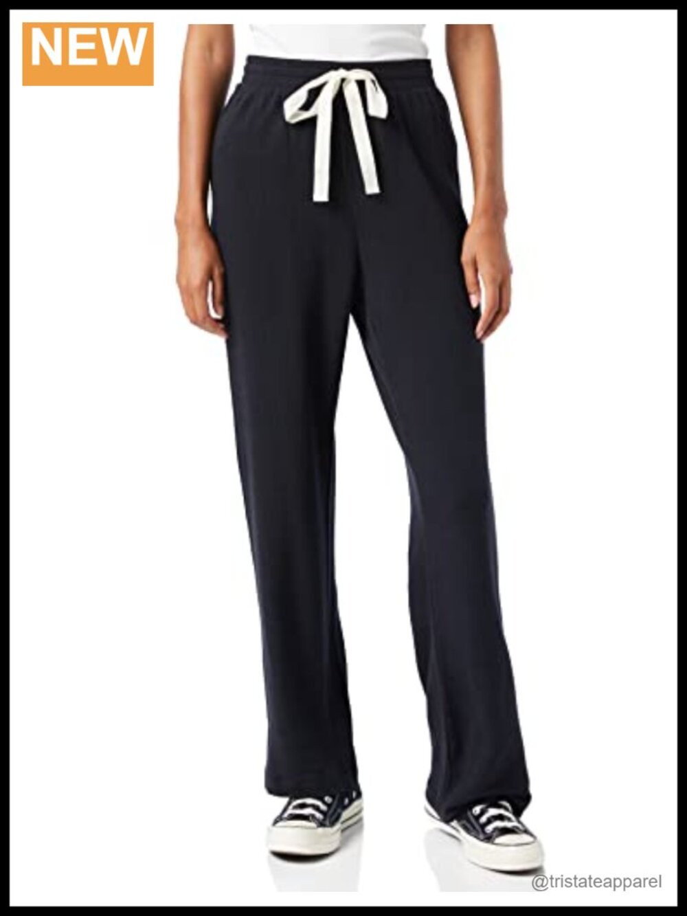 Lightweight Terry Drawstring Pajama Pants Relaxed Fit Mid Rise Sleep Bottoms